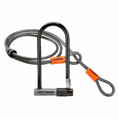 Antivol U KRYPTONITE Kryptolock Serie 2 STD + 4' Flex 3 Antivol U KRYPTONITE Kryptolock Serie 2 STD + 4' Flex