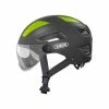 Casque Vélo Visière ABUS Hyban 2.0 ACE -VTC électrique Soldes casque velo visiere abus hyban 20 ace