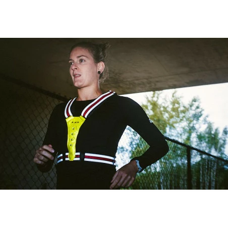 WOWOW Harnais 4 Leds Blanche+4 Leds Rouges Rechargeable Par USB 5 WOWOW Harnais 4 Leds Blanche+4 Leds Rouges Rechargeable Par USB – Image 3