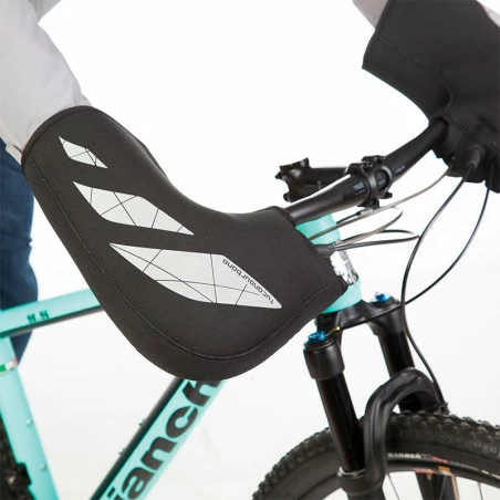 Manchons Vélo Noir TUCANO URBANO Pour Guidon Mountain 4 Manchons Vélo Noir TUCANO URBANO Pour Guidon Mountain – Image 2