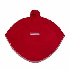 Poncho Pluie Urbain THE PEOPLE'S PONCHO 3.0 Rouge -VTC électrique Soldes poncho pluie urbain the people s poncho 30 rouge 2