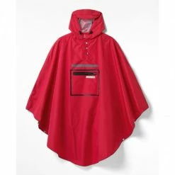 Poncho Pluie Urbain THE PEOPLE'S PONCHO 3.0 Rouge